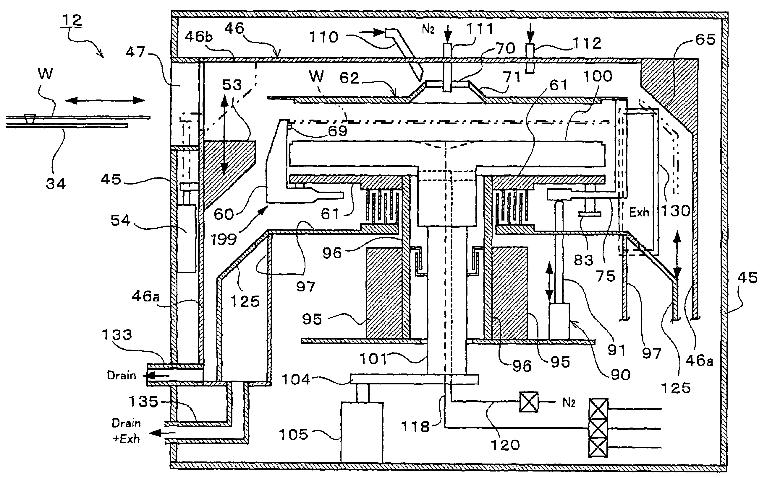 Processing apparatus and substrate processing method