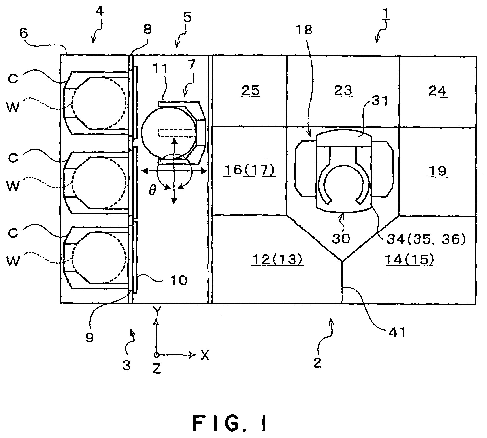 Processing apparatus and substrate processing method