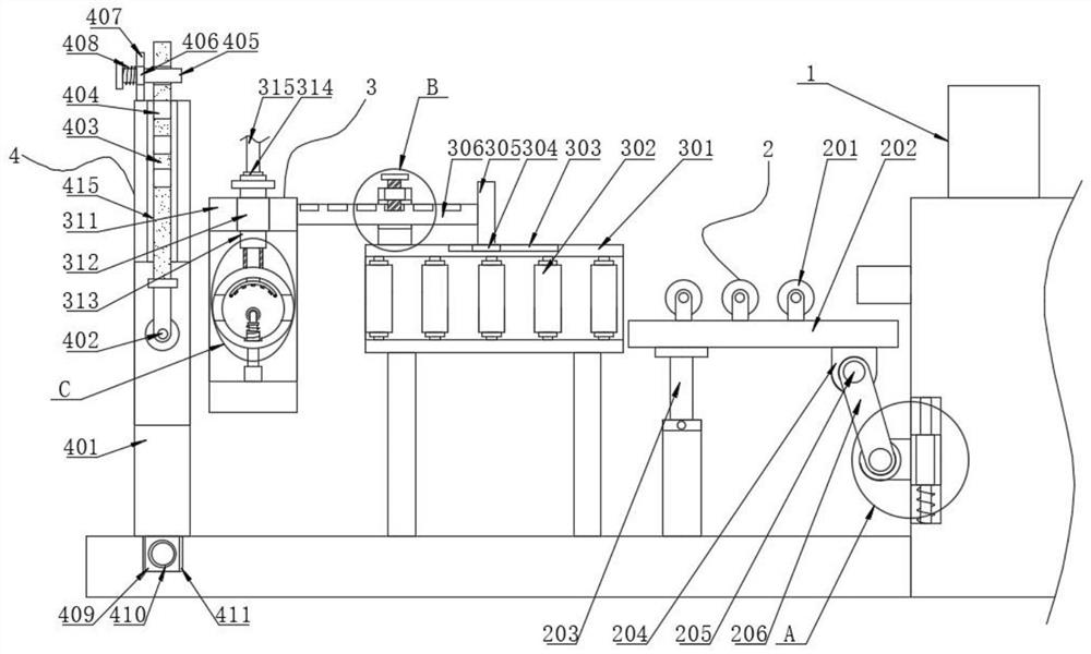 Sewing machine with automatic feeding function