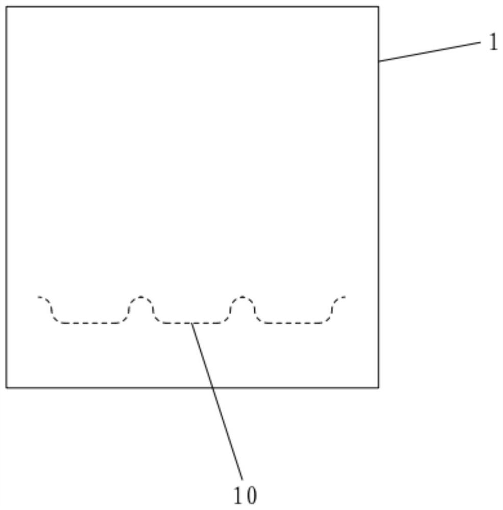 One-time waste punching and forming method