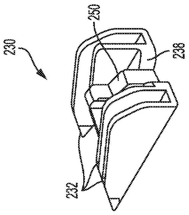 Staping assembly with three dimensional adjunct