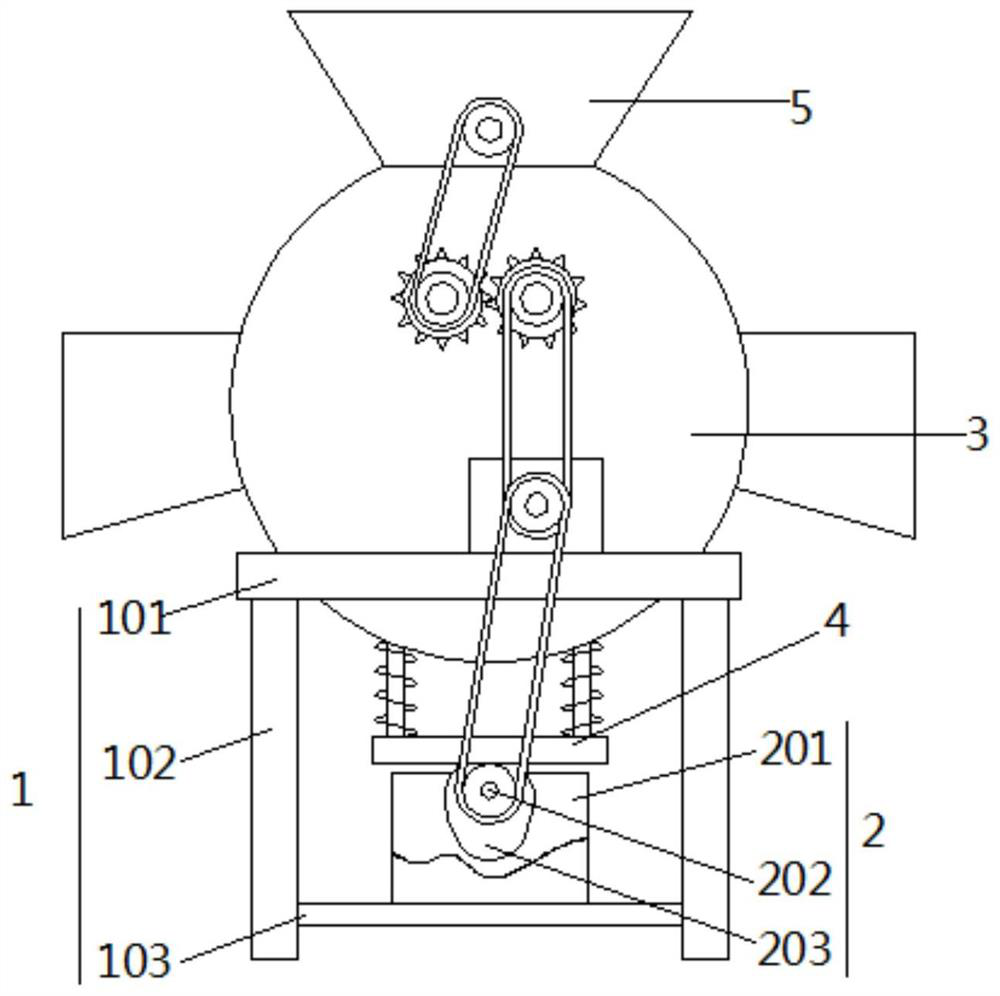 A screening device for solid waste treatment