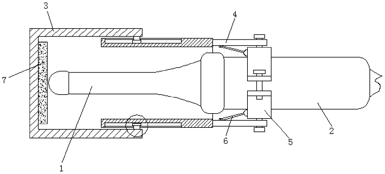 Type-B ultrasonic probe structure