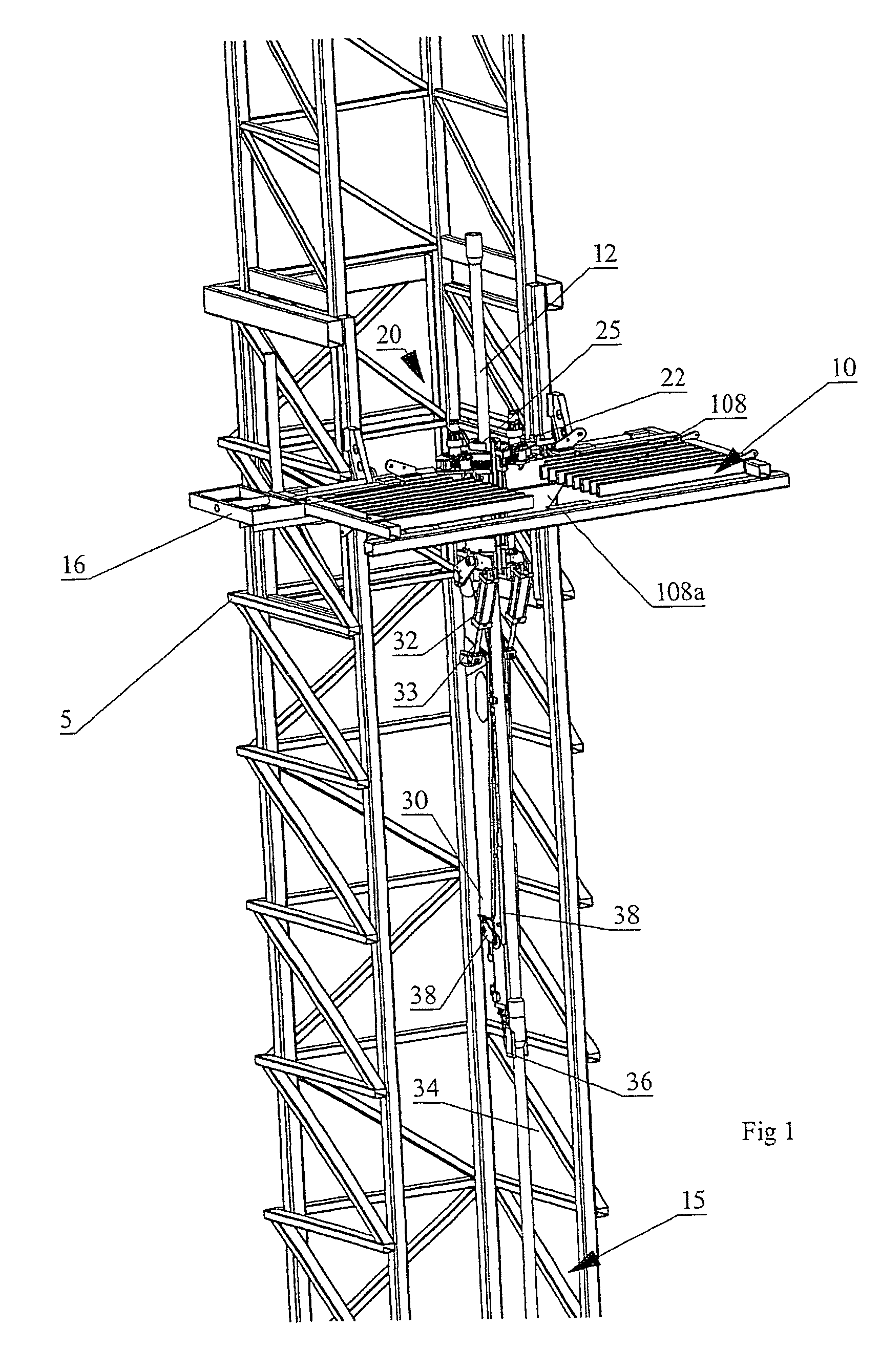 Apparatus for handling and racking pipes