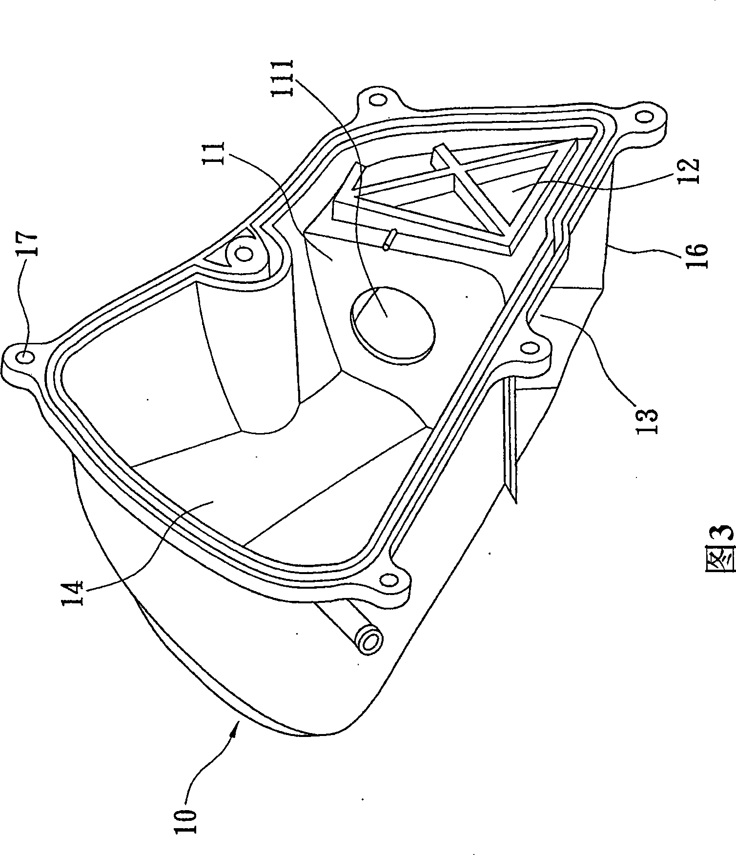 Air filter for automatic bicycle