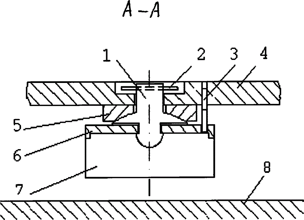 Combined floating-type damper brake