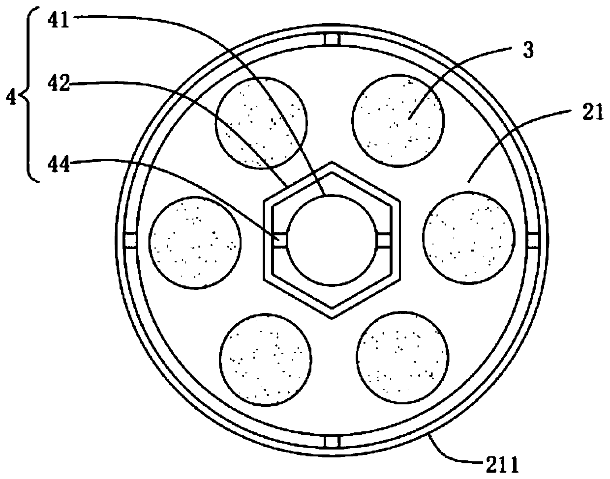 An exhibition device for an intellectual property exhibition