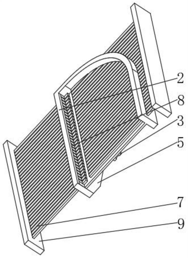 Magnetic cleaning auxiliary equipment for automobile side window in rainy and snowy days