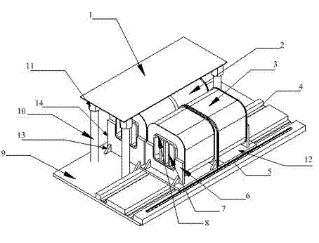 Method and device for measuring stray loss of components based on leakage flux compensation