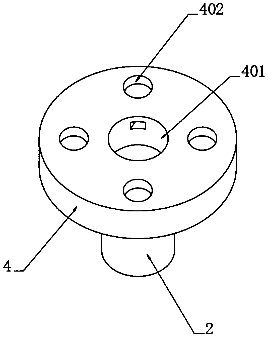 Disc type automobile casting surface treatment device