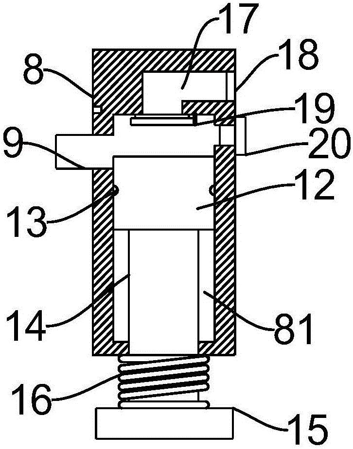 Pneumatic pressure adjusting fluid pressurizing device