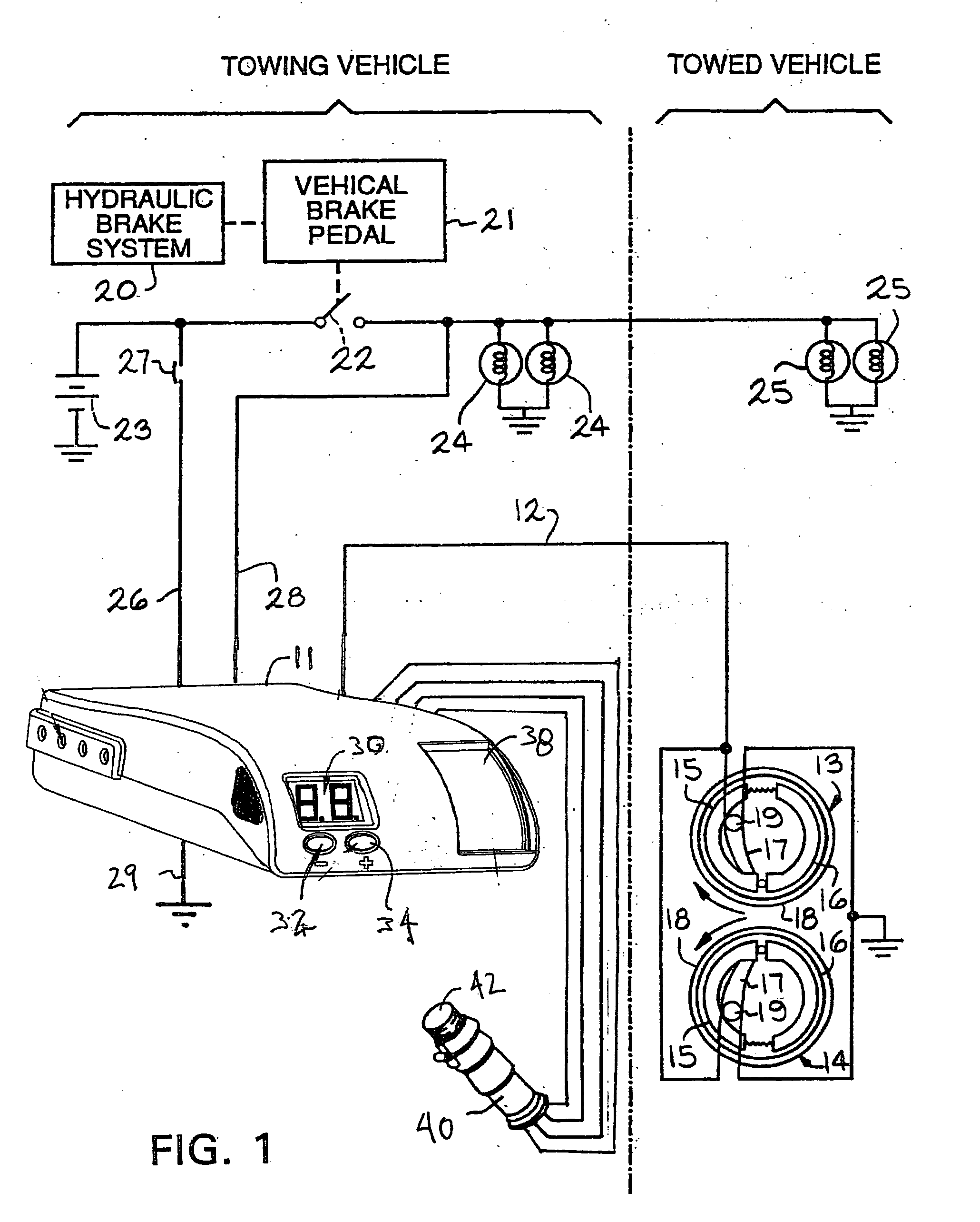 Electric trailer brake controller