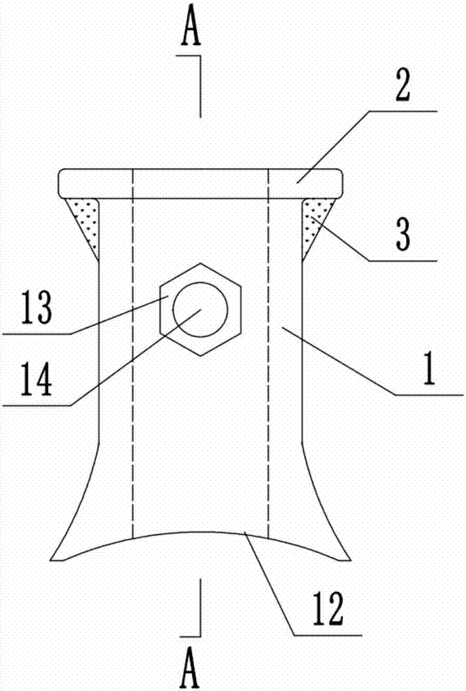 Rotary cultivator tool apron and manufacturing method thereof