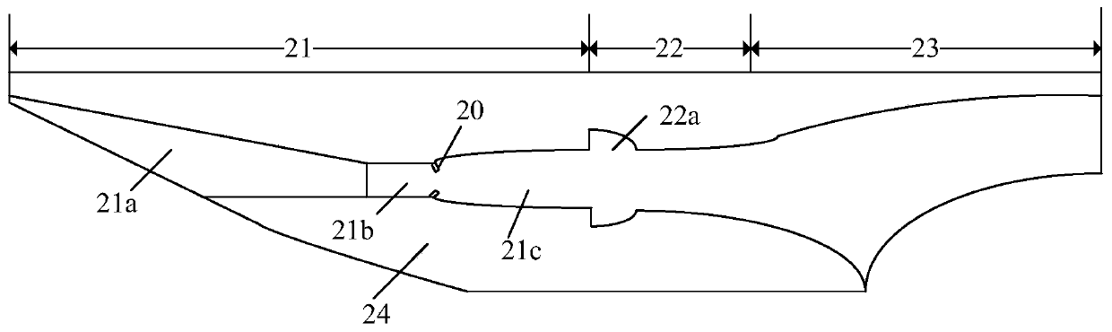 Shock-induced ignition ramjet engine and method for shock-induced ignition ramjet