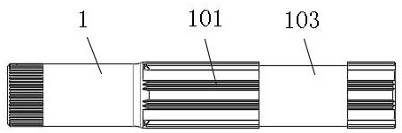 Steering shaft and ball frame structure for transmitting torque