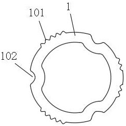 Steering shaft and ball frame structure for transmitting torque