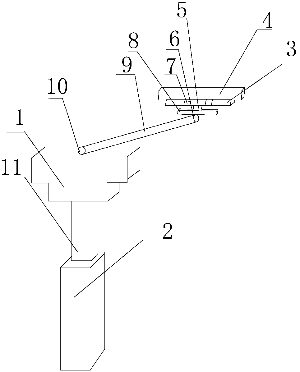 Control structure for automatically opening and closing door