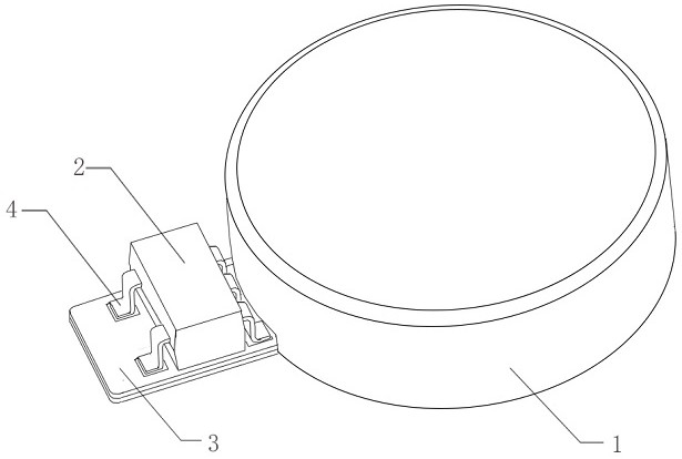 Button type linear vibration motor based on Internet of Things communication technology