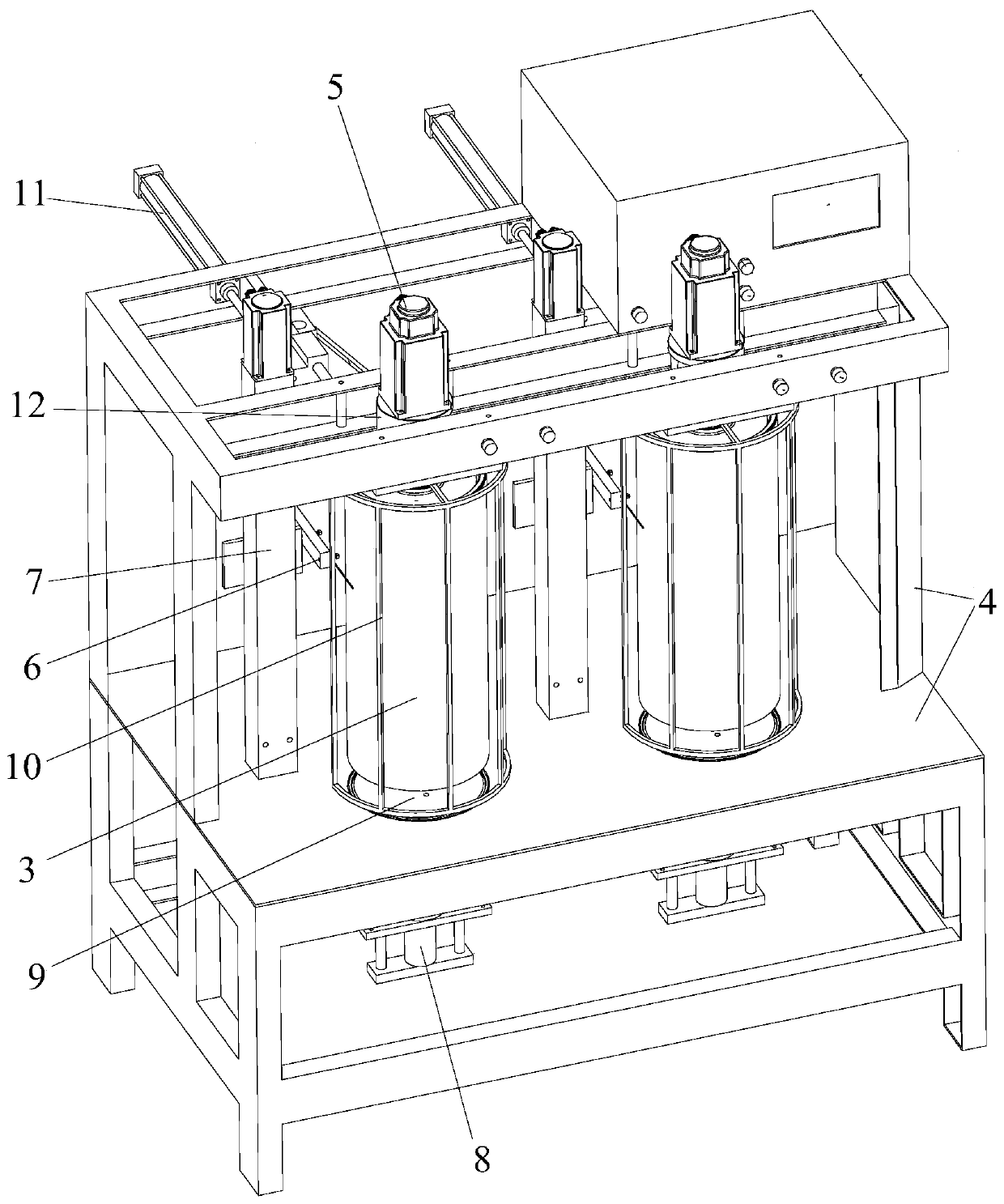 Manufacturing method of optical fiber raw materials and special equipment for manufacturing optical fiber raw materials