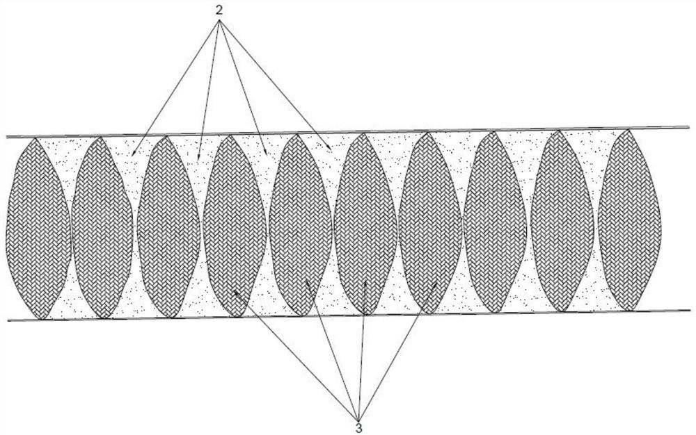 An arched fully enclosed sound barrier