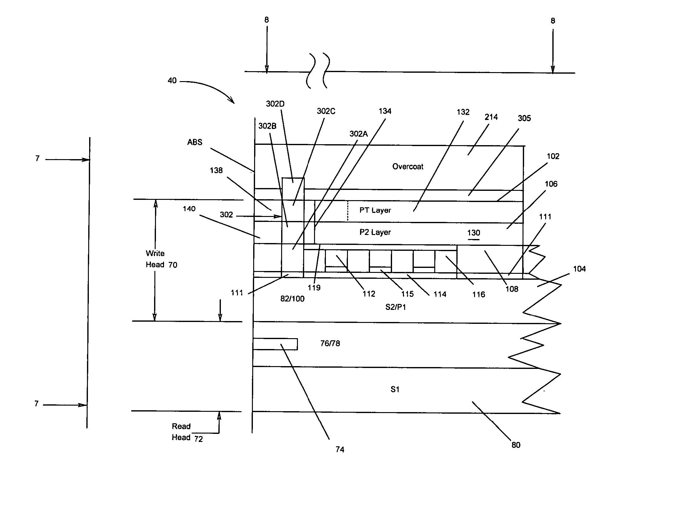 Perpendicular recording magnetic head with a write shield magnetically coupled to a first pole piece