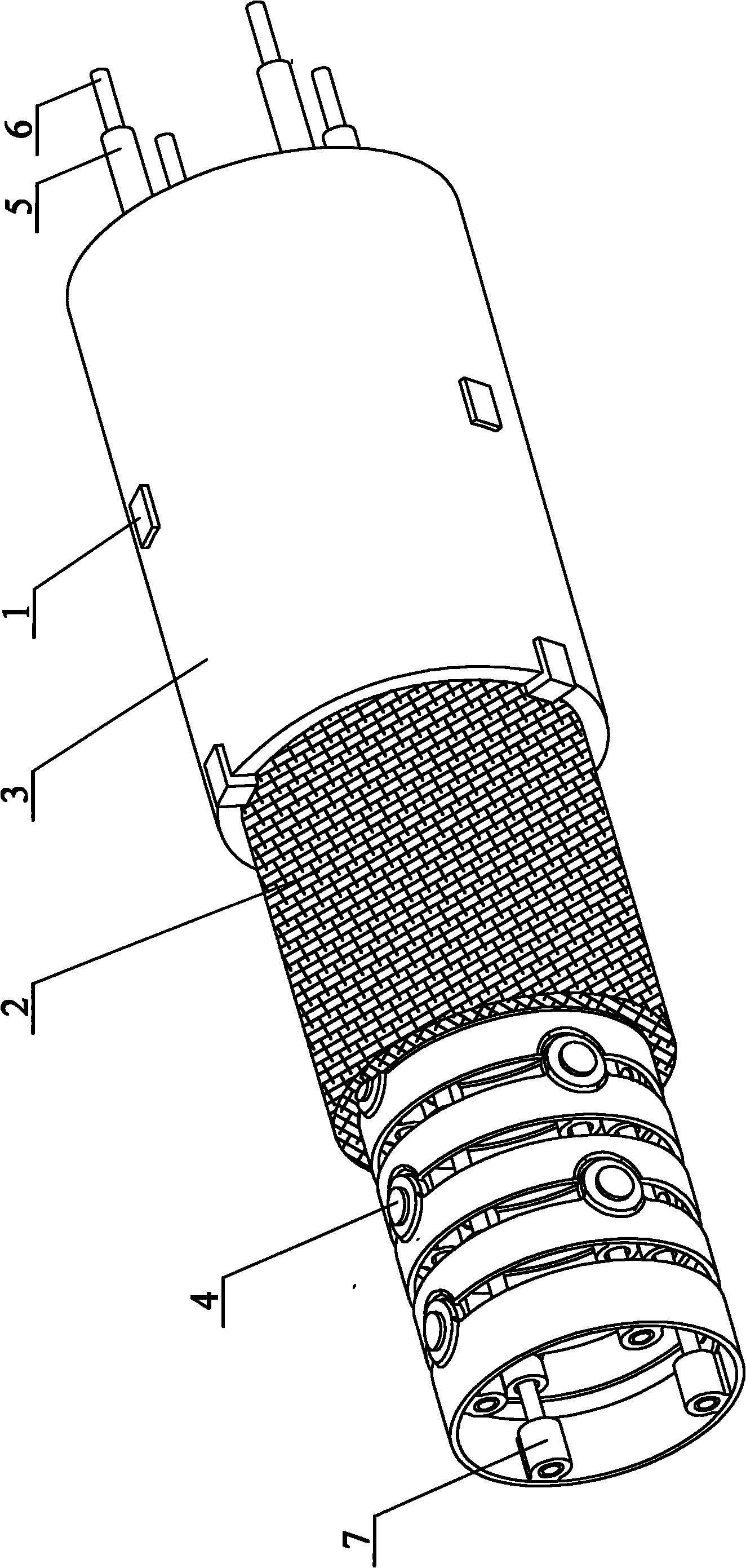 Multi-joint endoscope bending mechanism with force sensing function