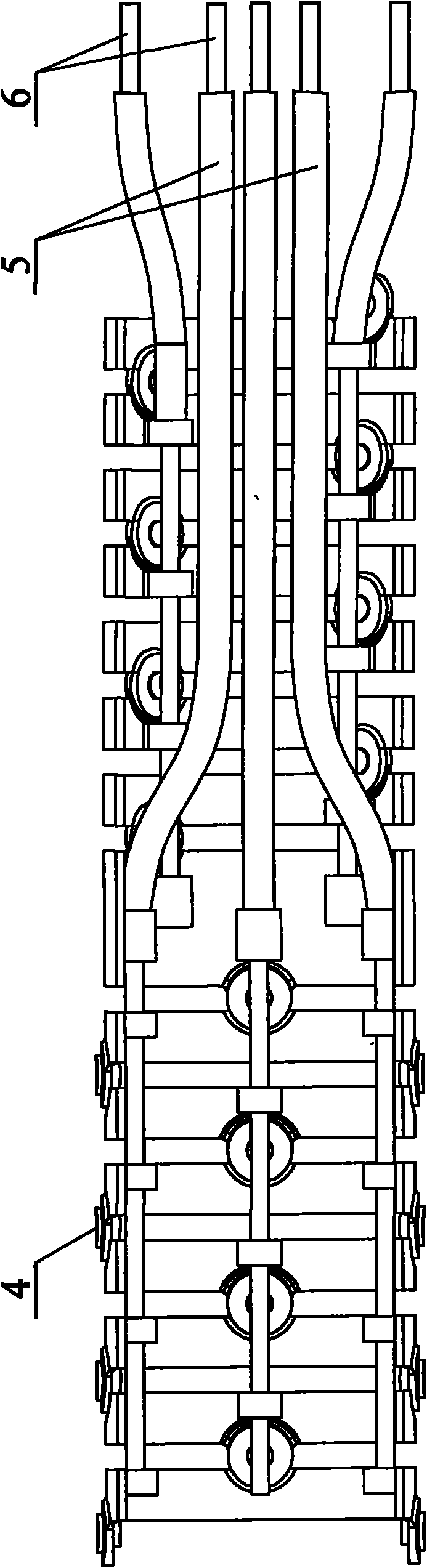 Multi-joint endoscope bending mechanism with force sensing function