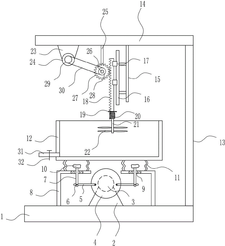 Preparation device of cutting liquid for part and component processing of driverless automobile