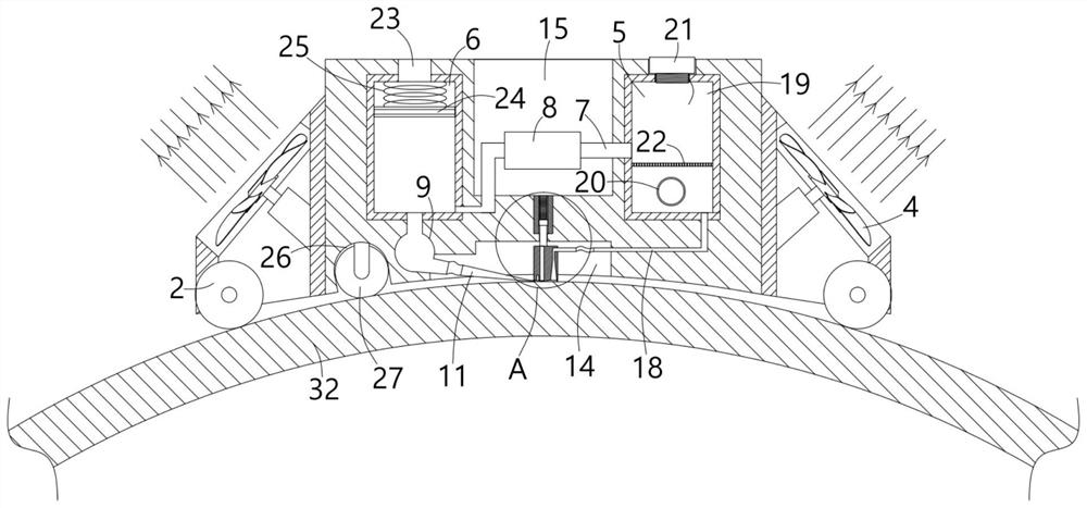 Ultrasonic nondestructive testing device for pipeline defects