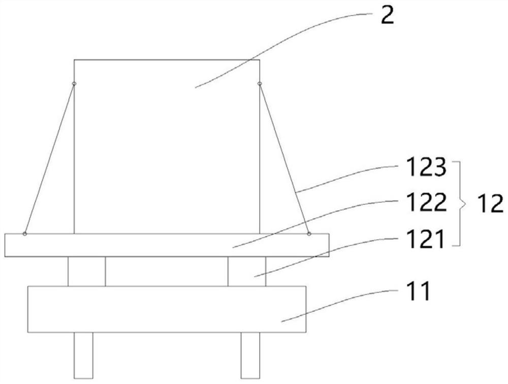 Steel plate superposed beam erecting system and erecting method