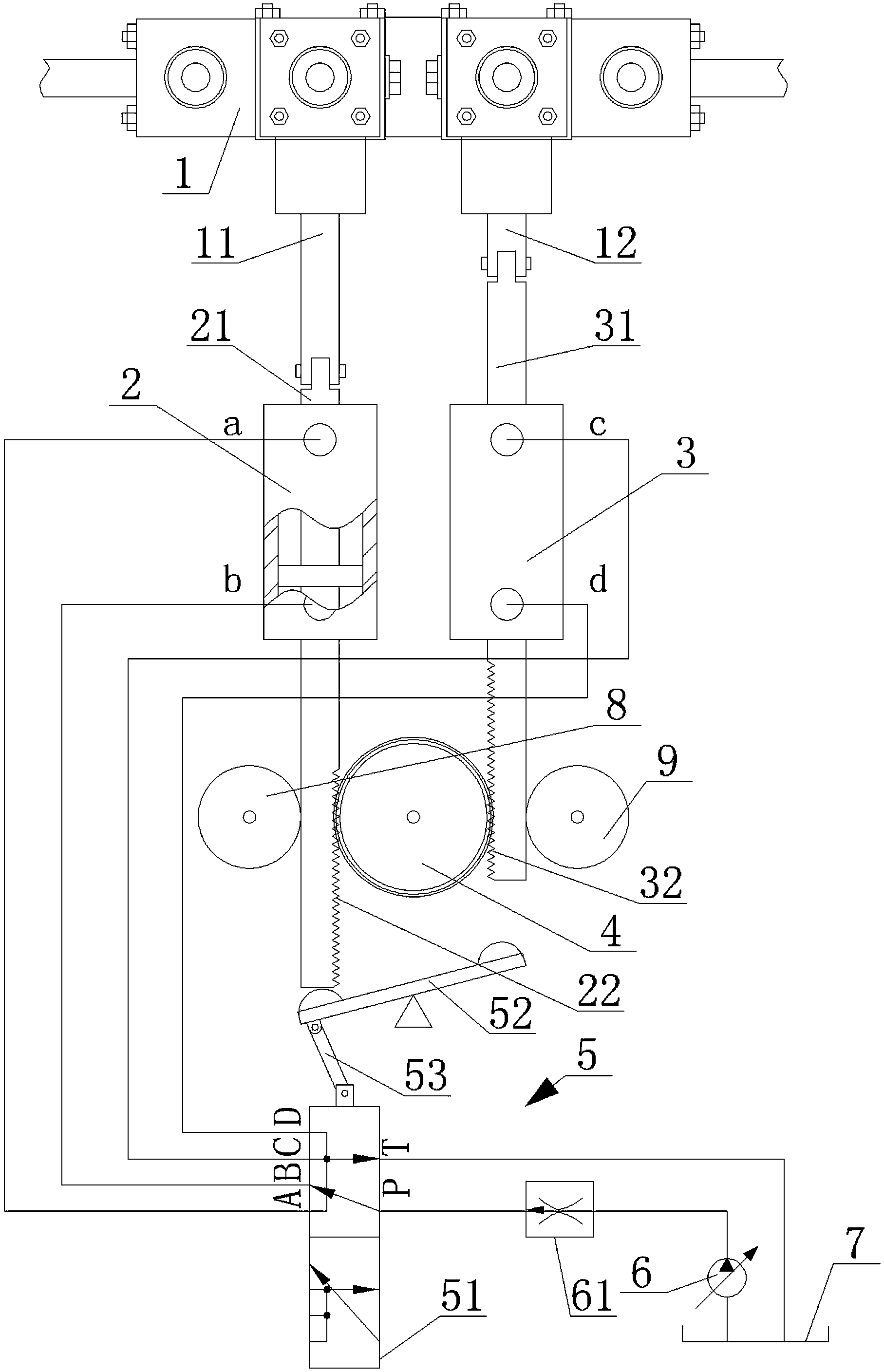 Hydraulic drive reciprocating duplex pump