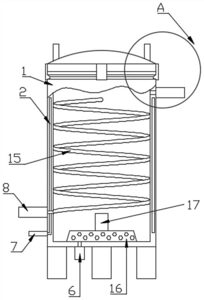 Evacuation pot capable of assisting citrus sinensis in peeling, and citrus sinensis peeling technology