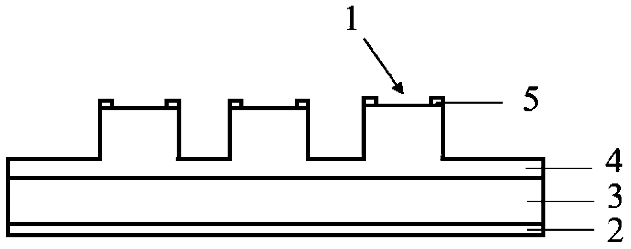 Small-spacing close-packed vertical cavity surface emitting laser and preparation method thereof