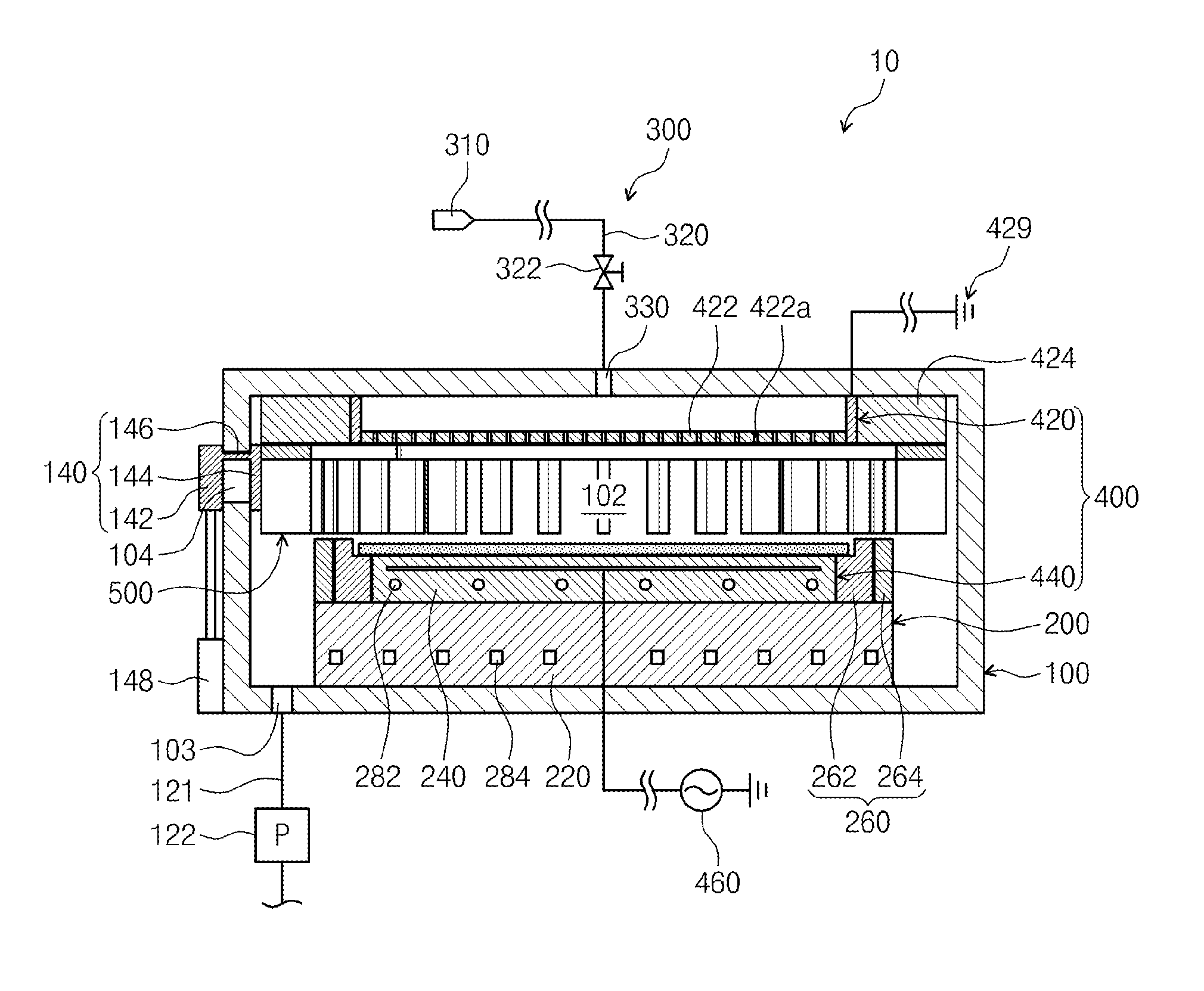 Plasma boundary limiter unit and apparatus for treating substrate