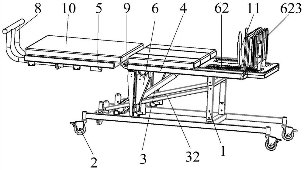 Bed rehabilitation device