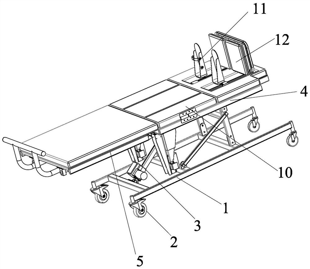 Bed rehabilitation device