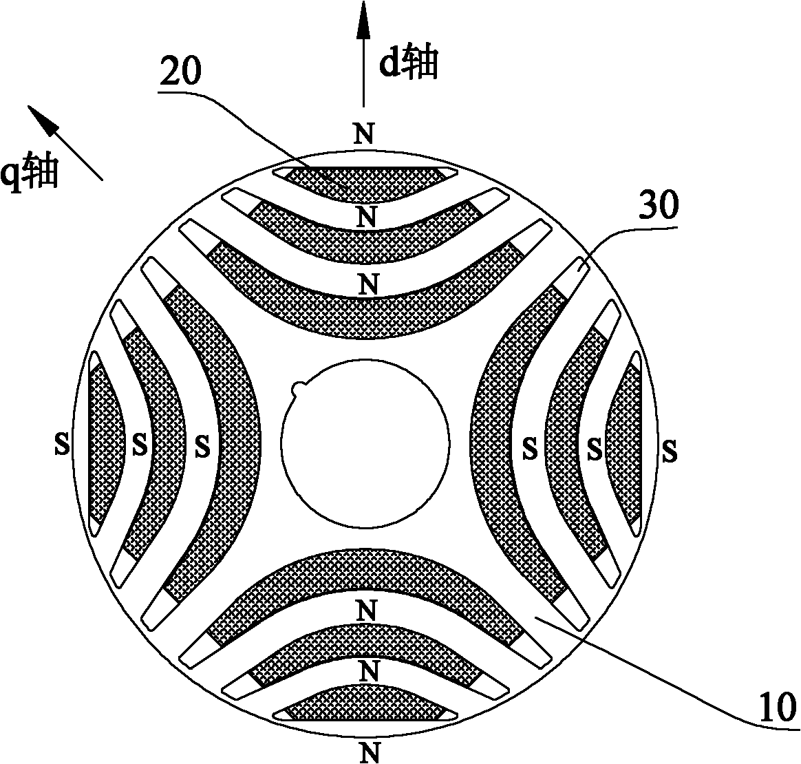 Motor rotor and motor with motor rotor