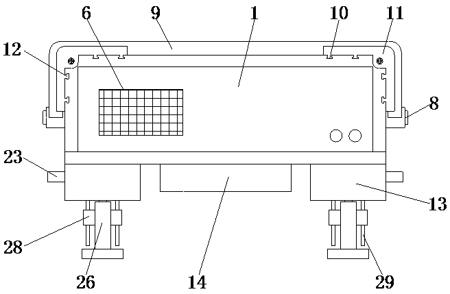 Integrated circuit test instrument with anti-blocking function