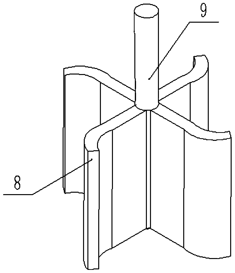 Safe water spraying device for a livestock breeding grassland