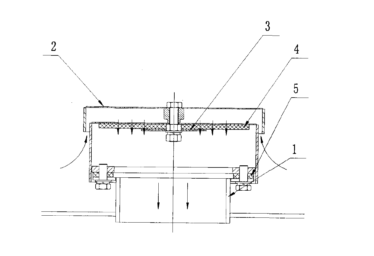 Sealed exhaust cap for clear water tank of airplane water wagon