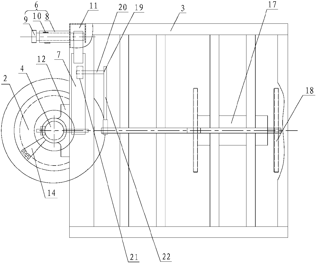 Semi-automatic pounding machine for condiments