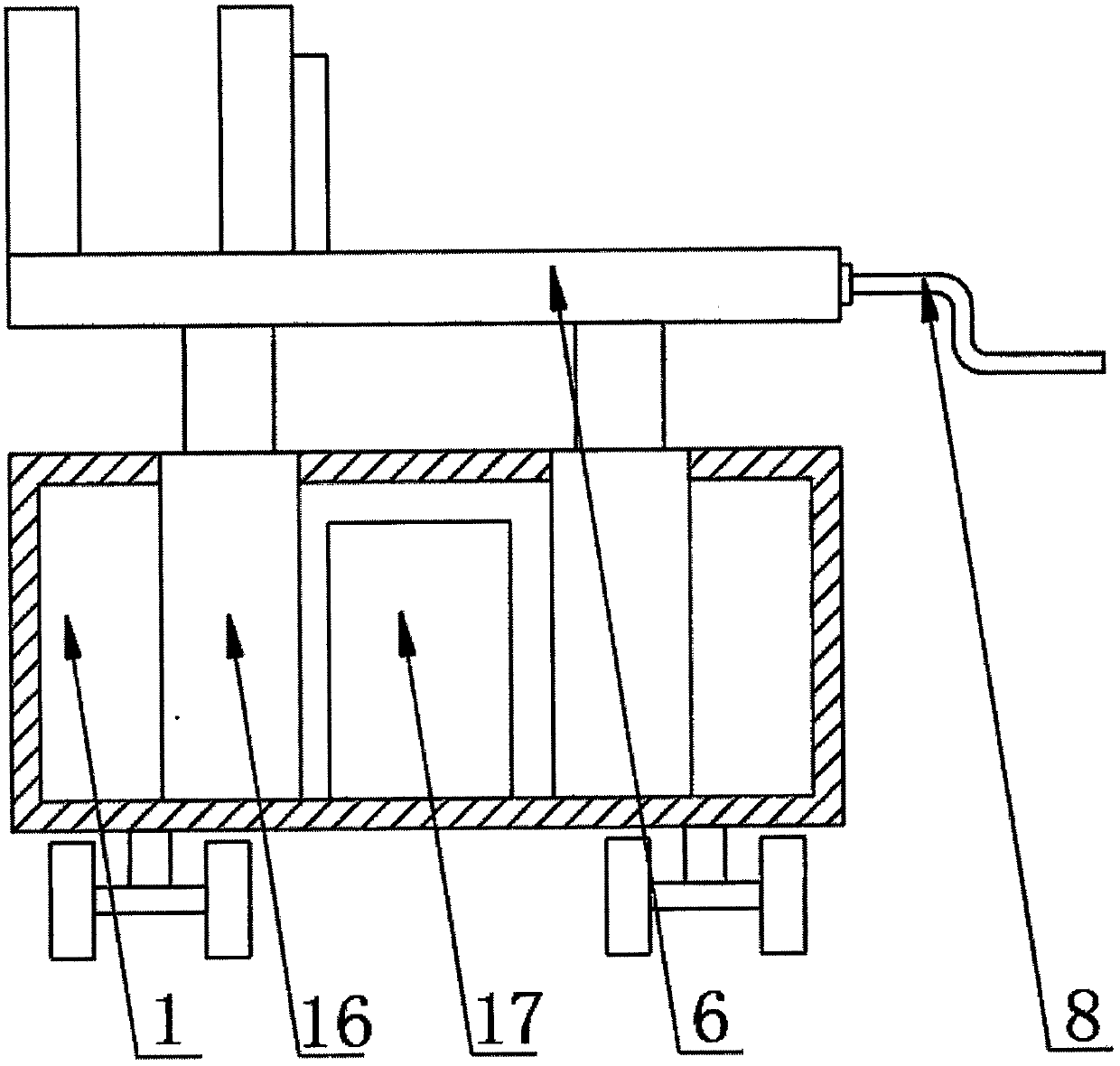 Automobile part clamping device