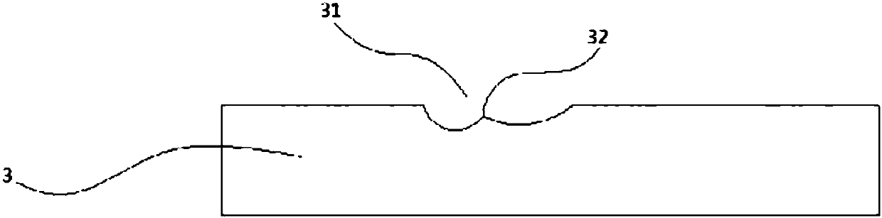 Metal button bending forming die