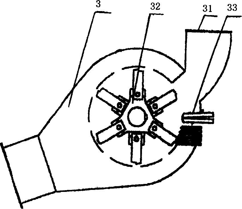 Air current method forming net dry method paper machine