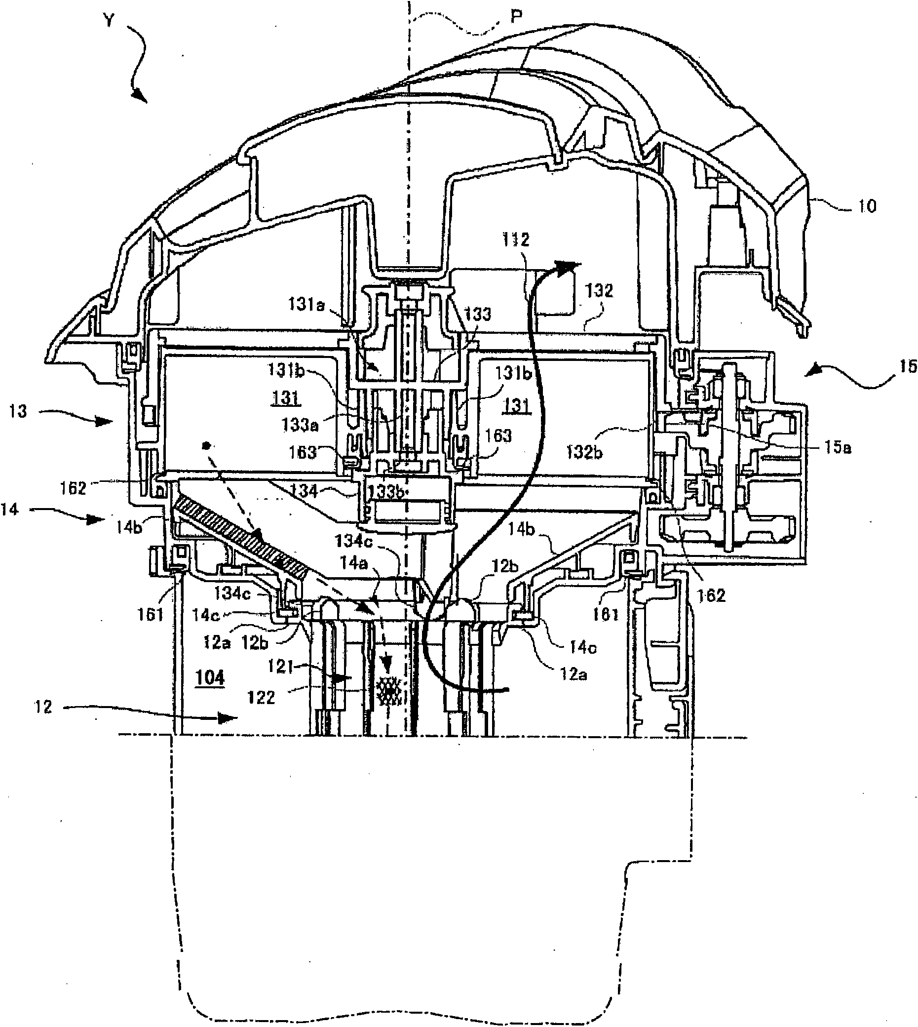 Cyclone separation apparatus