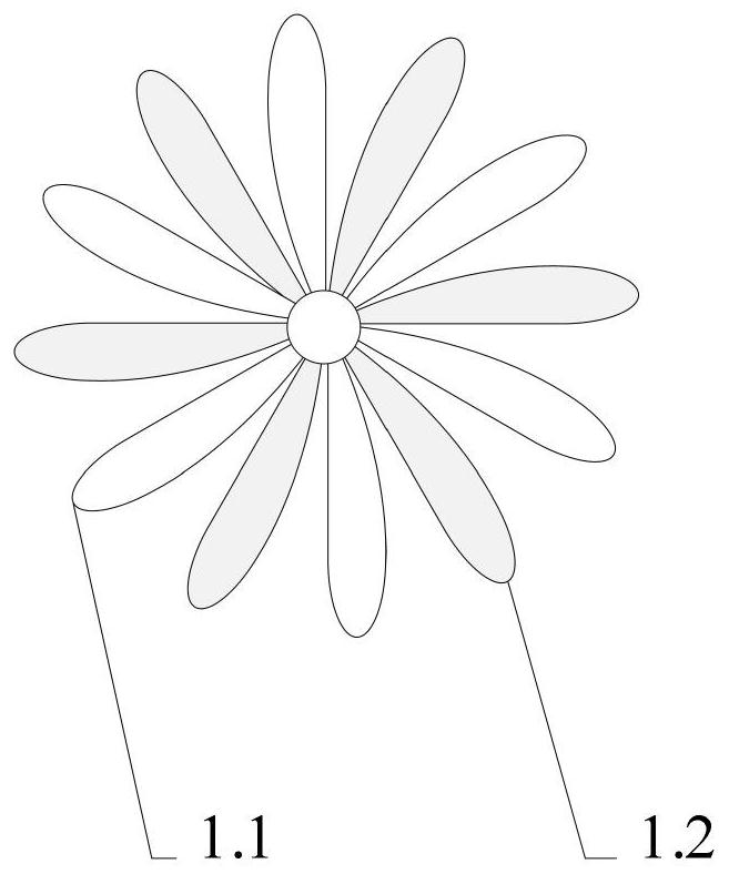 Wind power generation device for subway tunnel with double wind wheel wind energy capture and clockwork energy storage structure