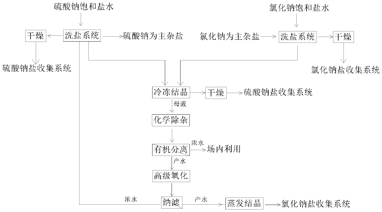 Waste salt resourceful treatment process and special equipment thereof