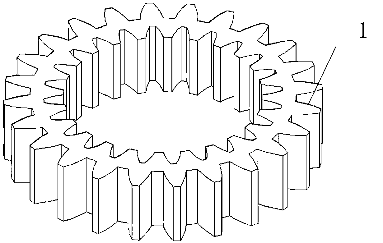 Composite structure enhanced dual-material powder forging part and preparation method thereof