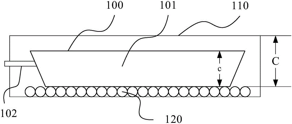 Material feeding tank and material feeding system of electron beam smelting furnace, and smelting method