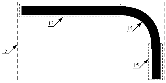 Terahertz wave polarization beam splitter with multiple banded structures